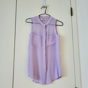 Madewell silk tank top - Size XS